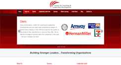 Desktop Screenshot of centerforcoachingtc.com